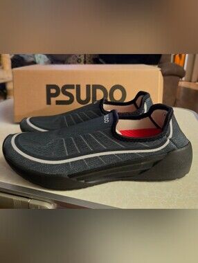 Psudo - Women's Racer Sport Shoe Slip On Court Black Size 10 NWT